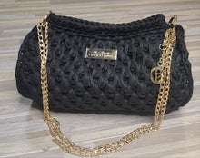 Load image into Gallery viewer, Crochet Couture honeycomb bag