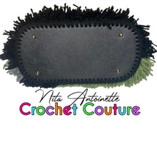 Load image into Gallery viewer, Crochet Couture Fuzzy Tote Bag