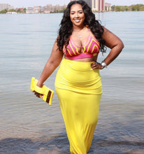 Load image into Gallery viewer, Sun skirt with Crochet bralette