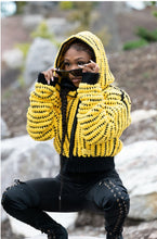 Load image into Gallery viewer, Crochet Couture Bomber Jacket