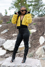 Load image into Gallery viewer, Crochet Couture Bomber Jacket