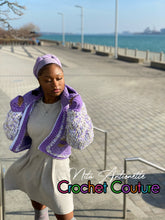 Load image into Gallery viewer, Pretty in purple 💜 hooded Jacket
