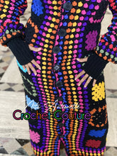 Load image into Gallery viewer, "Not your Average Granny" Full length Sweater Coat