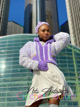 Load image into Gallery viewer, Pretty in purple 💜 hooded Jacket