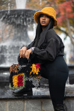Load image into Gallery viewer, Crochet Couture Fuzzy Tote Bag