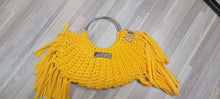 Load image into Gallery viewer, Crochet couture fringe purse
