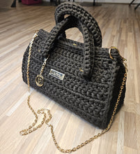 Load image into Gallery viewer, Crochet Couture Tote bag
