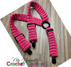 Crochet Couture Suspenders