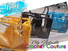 Load image into Gallery viewer, Crochet Couture Clear Tote
