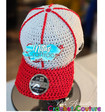 Load image into Gallery viewer, Red Wings Crochet Snapback
