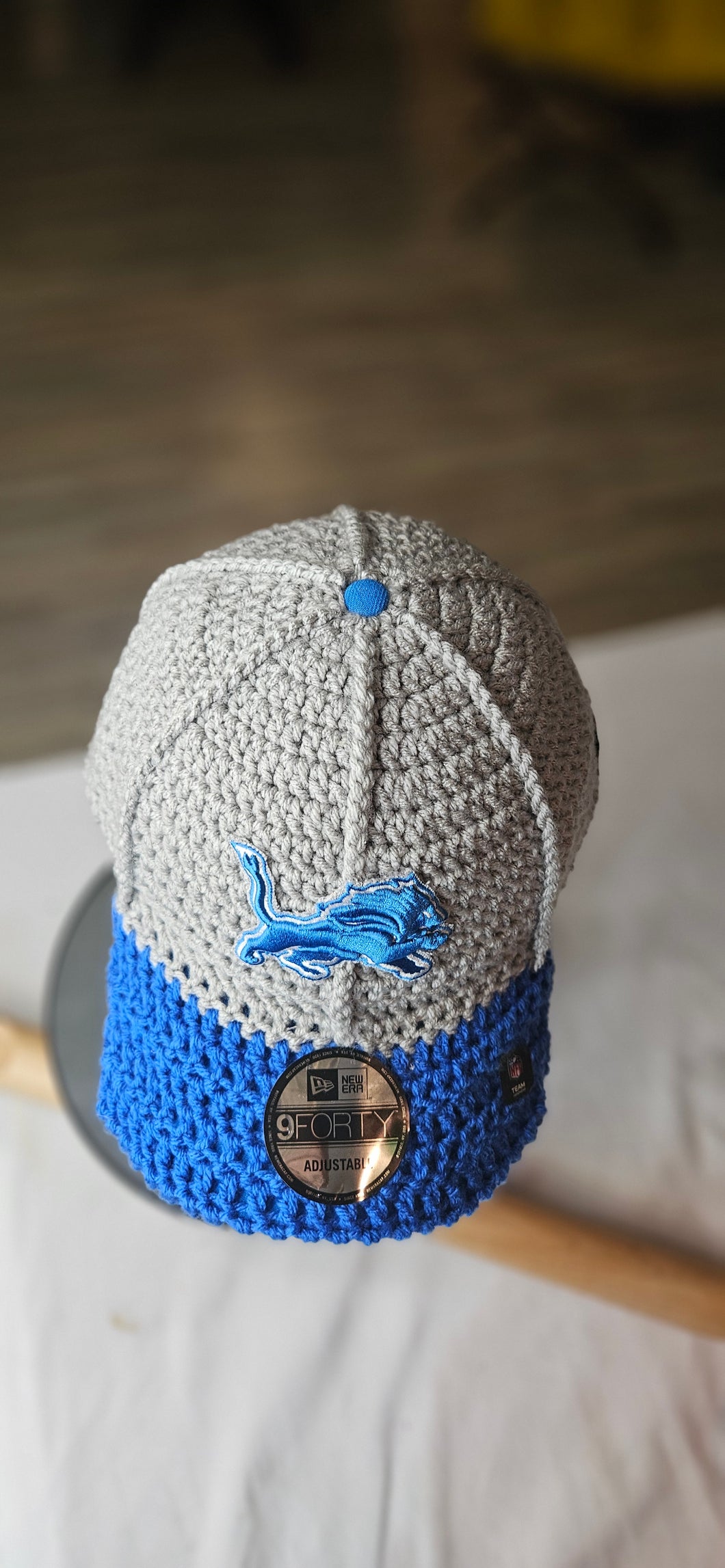 Lions Crochet Snapback