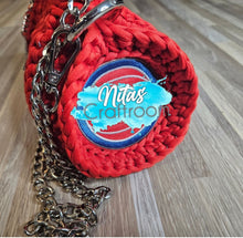 Load image into Gallery viewer, Pistons inspired Barrel Purse
