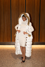 Load image into Gallery viewer, Sleeveless crochet mink (full length.

