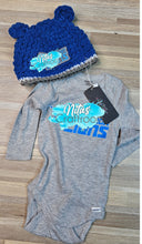 Load image into Gallery viewer, Baby Lions Plush Beanie w/Matching Onsie
