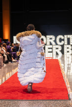 Load image into Gallery viewer, Sleeveless crochet mink (full length.
