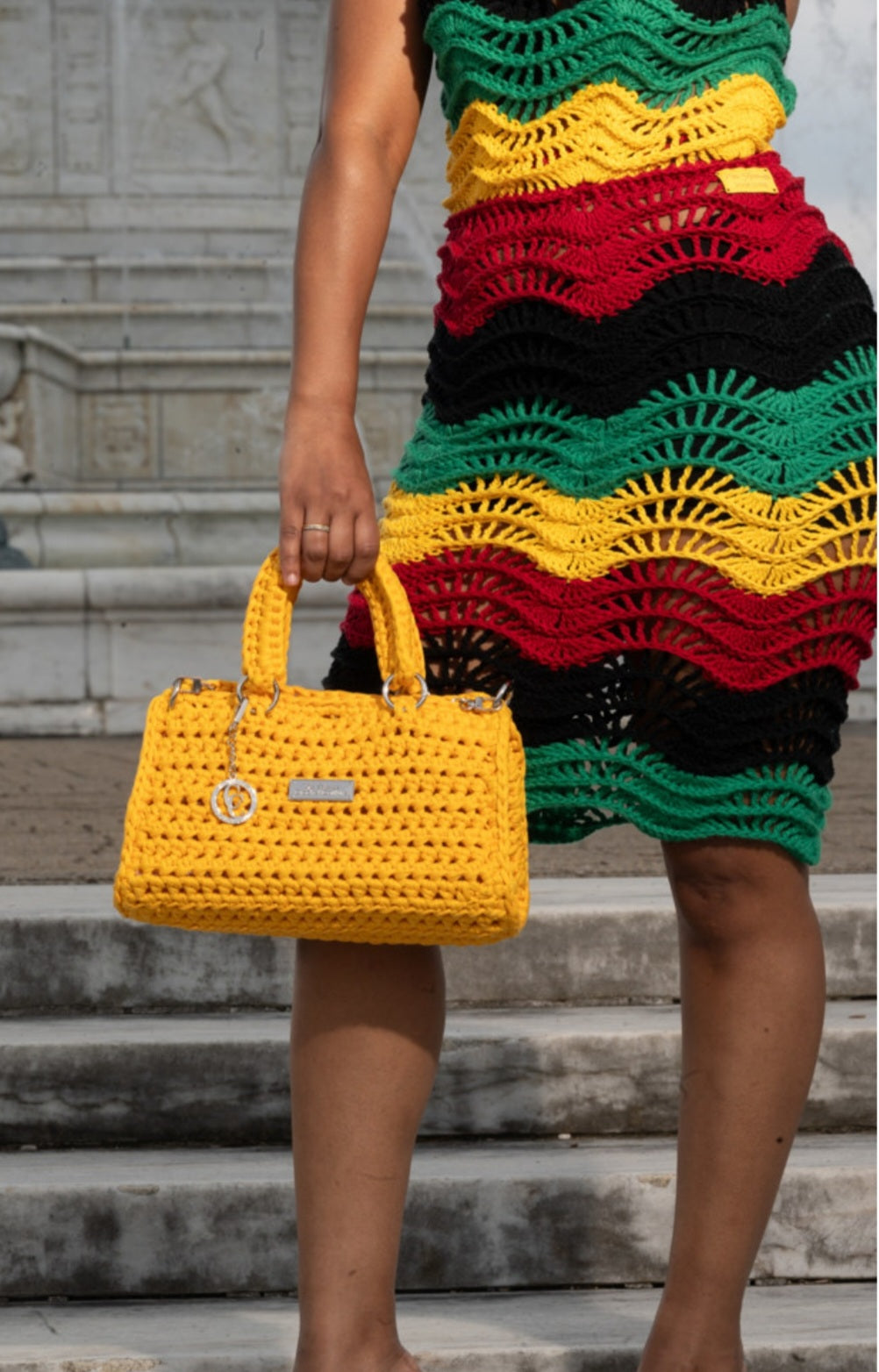 Crochet Couture Tote bag