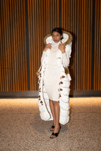 Load image into Gallery viewer, Sleeveless crochet mink (full length.
