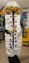 Load image into Gallery viewer, Sleeveless crochet mink (full length.
