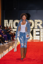 Load image into Gallery viewer, Plush denim jacket
