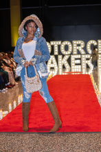 Load image into Gallery viewer, Plush denim jacket
