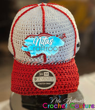 Load image into Gallery viewer, Red Wings Crochet Snapback
