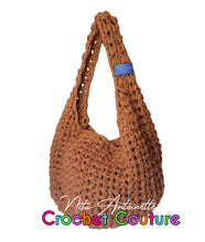 Load image into Gallery viewer, Crochet Couture Hobo Bag
