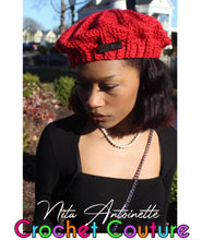Load image into Gallery viewer, Crochet Couture Raspberry Barret
