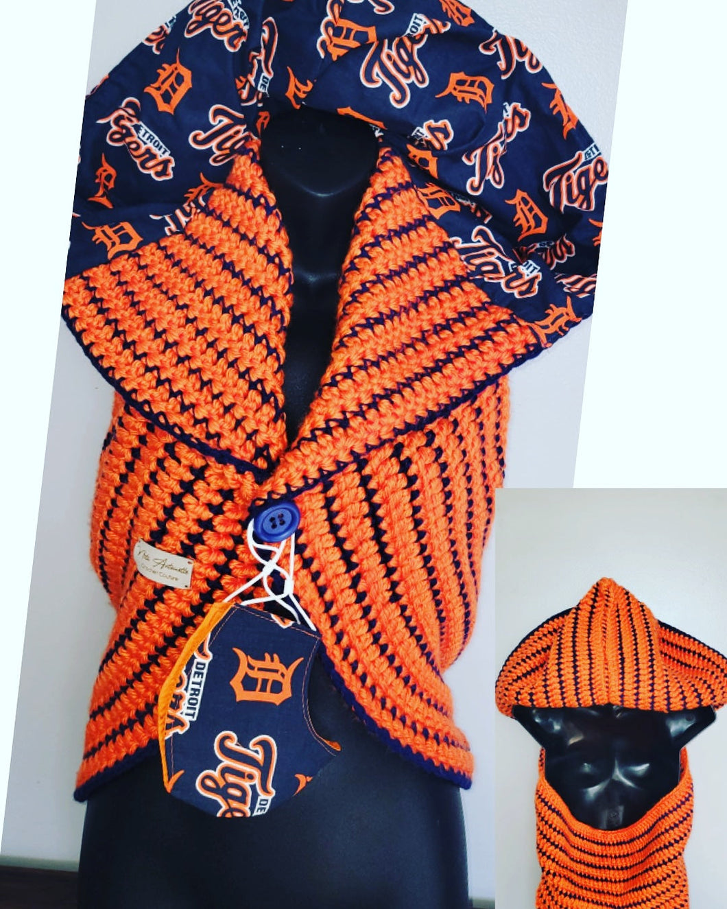 Tigers inspired Hoodie Vest