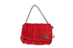 Crochet Couture Mini Clutch bag (Cross Body)