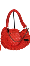 Load image into Gallery viewer, Crochet Couture Ribbed Bag
