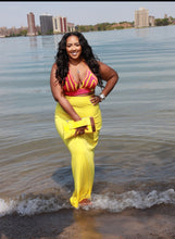Load image into Gallery viewer, Sun skirt with Crochet bralette
