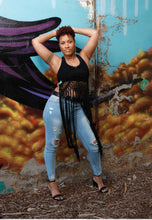 Load image into Gallery viewer, Sassy Fringe Top (Backless)
