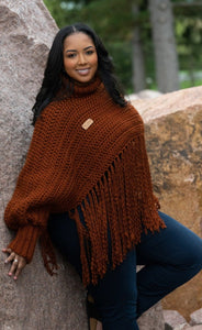 Crochet Couture Oversized sleeves with fringe