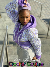 Load image into Gallery viewer, Pretty in purple 💜 hooded Jacket

